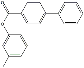 3-methylphenyl [1,1'-biphenyl]-4-carboxylate Struktur