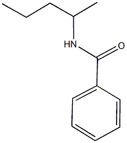 N-(1-methylbutyl)benzamide 化学構造式