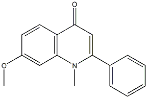 7-methoxy-1-methyl-2-phenyl-4(1H)-quinolinone Structure
