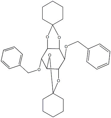 6',12'-bis(benzyloxy)-dispiro(cyclohexane-1,3'-{2',4',8',10'-tetraoxatricyclo[7.4.3.0.0~7,11~]dodecane}-9',1''-cyclohexane)