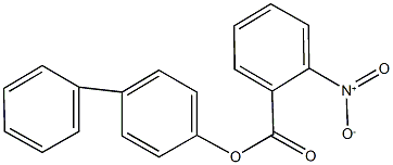 [1,1'-biphenyl]-4-yl 2-nitrobenzoate,,结构式