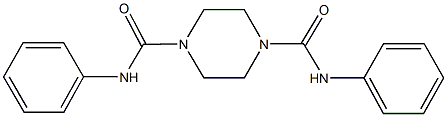 N~1~,N~4~-diphenylpiperazine-1,4-dicarboxamide Structure