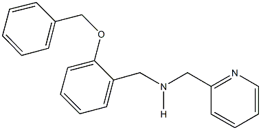 N-[2-(benzyloxy)benzyl]-N-(2-pyridinylmethyl)amine Structure