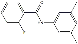 N-(3,5-dimethylphenyl)-2-fluorobenzamide Structure