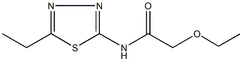 2-ethoxy-N-(5-ethyl-1,3,4-thiadiazol-2-yl)acetamide