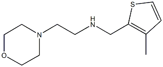 N-[(3-methyl-2-thienyl)methyl]-N-[2-(4-morpholinyl)ethyl]amine Structure