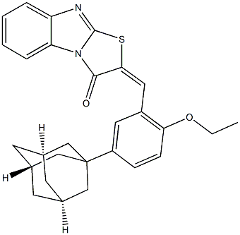 2-[5-(1-adamantyl)-2-ethoxybenzylidene][1,3]thiazolo[3,2-a]benzimidazol-3(2H)-one|