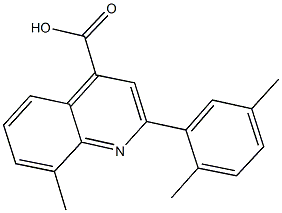 2-(2,5-dimethylphenyl)-8-methyl-4-quinolinecarboxylic acid