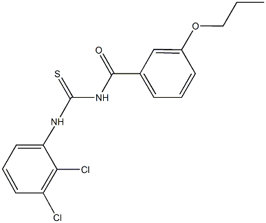 N-(2,3-dichlorophenyl)-N'-(3-propoxybenzoyl)thiourea