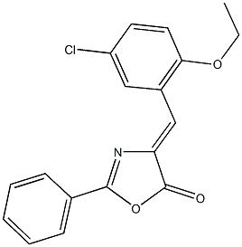  4-(5-chloro-2-ethoxybenzylidene)-2-phenyl-1,3-oxazol-5(4H)-one