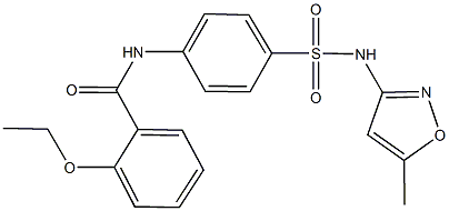 2-ethoxy-N-(4-{[(5-methyl-3-isoxazolyl)amino]sulfonyl}phenyl)benzamide