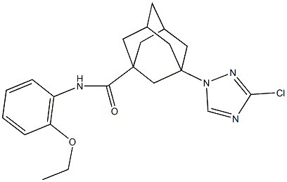3-(3-chloro-1H-1,2,4-triazol-1-yl)-N-(2-ethoxyphenyl)-1-adamantanecarboxamide