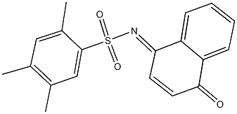 2,4,5-trimethyl-N-(4-oxo-1(4H)-naphthalenylidene)benzenesulfonamide|