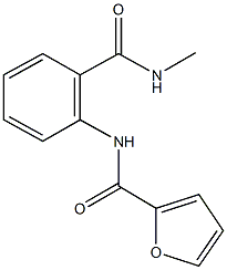 N-{2-[(methylamino)carbonyl]phenyl}-2-furamide Structure