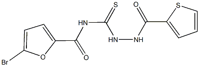 5-bromo-N-{[2-(thien-2-ylcarbonyl)hydrazino]carbothioyl}-2-furamide