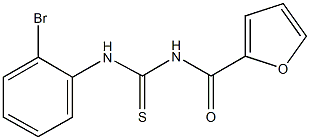 N-(2-bromophenyl)-N'-(2-furoyl)thiourea Structure