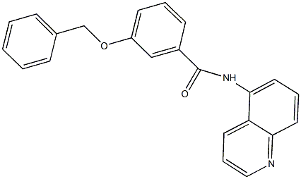 3-(benzyloxy)-N-(5-quinolinyl)benzamide