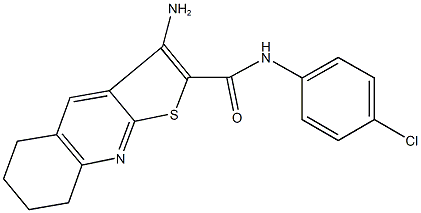  3-amino-N-(4-chlorophenyl)-5,6,7,8-tetrahydrothieno[2,3-b]quinoline-2-carboxamide