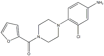  3-chloro-4-[4-(2-furoyl)-1-piperazinyl]phenylamine