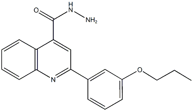 2-(3-propoxyphenyl)-4-quinolinecarbohydrazide