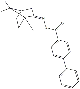 1,7,7-trimethylbicyclo[2.2.1]heptan-2-one O-([1,1'-biphenyl]-4-ylcarbonyl)oxime