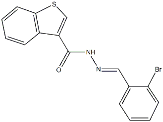 N'-(2-bromobenzylidene)-1-benzothiophene-3-carbohydrazide