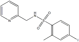 4-iodo-2-methyl-N-(2-pyridinylmethyl)benzenesulfonamide