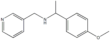  N-[1-(4-methoxyphenyl)ethyl]-N-(3-pyridinylmethyl)amine