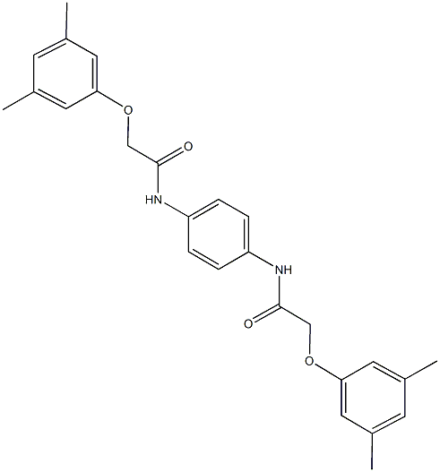 2-(3,5-dimethylphenoxy)-N-(4-{[(3,5-dimethylphenoxy)acetyl]amino}phenyl)acetamide Structure