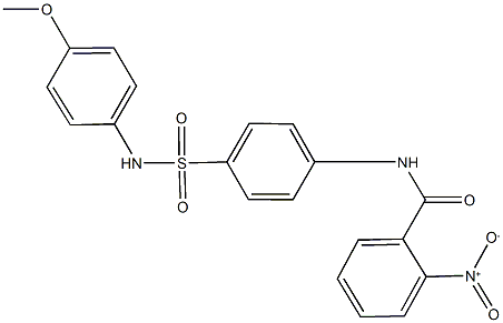 2-nitro-N-{4-[(4-methoxyanilino)sulfonyl]phenyl}benzamide