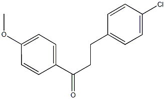 3-(4-chlorophenyl)-1-(4-methoxyphenyl)-1-propanone 结构式