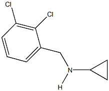 N-cyclopropyl-N-(2,3-dichlorobenzyl)amine Struktur