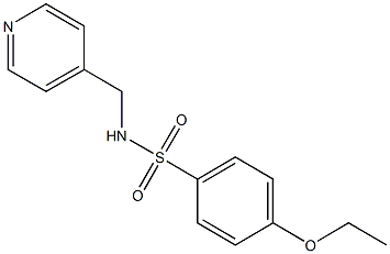 4-ethoxy-N-(4-pyridinylmethyl)benzenesulfonamide Structure