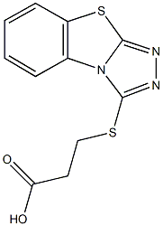  3-([1,2,4]triazolo[3,4-b][1,3]benzothiazol-3-ylsulfanyl)propanoic acid
