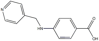 4-[(4-pyridinylmethyl)amino]benzoic acid Struktur