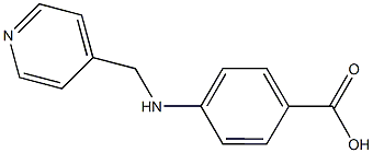 4-[(4-pyridinylmethyl)amino]benzoic acid Structure