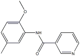 N-(2-methoxy-5-methylphenyl)nicotinamide Structure