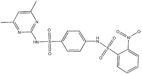 N-(4-{[(4,6-dimethyl-2-pyrimidinyl)amino]sulfonyl}phenyl)-2-nitrobenzenesulfonamide