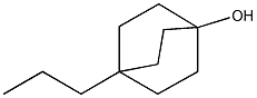 4-propylbicyclo[2.2.2]octan-1-ol 结构式