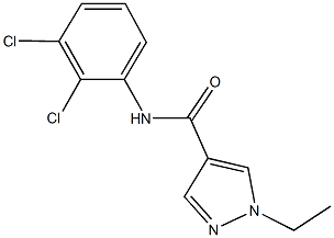 N-(2,3-dichlorophenyl)-1-ethyl-1H-pyrazole-4-carboxamide Struktur