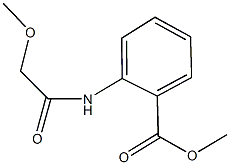 methyl2-[(methoxyacetyl)amino]benzoate Struktur