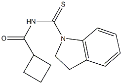 N-(2,3-dihydro-1H-indol-1-ylcarbothioyl)cyclobutanecarboxamide