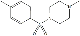 1-methyl-4-[(4-methylphenyl)sulfonyl]piperazine Structure