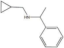N-(cyclopropylmethyl)-N-(1-phenylethyl)amine Struktur