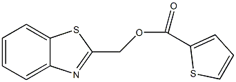 1,3-benzothiazol-2-ylmethyl 2-thiophenecarboxylate 结构式