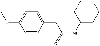  N-cyclohexyl-2-[4-(methyloxy)phenyl]acetamide