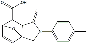 3-(4-methylphenyl)-4-oxo-10-oxa-3-azatricyclo[5.2.1.0~1,5~]dec-8-ene-6-carboxylic acid