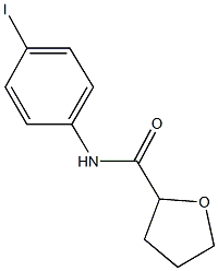 N-(4-iodophenyl)tetrahydro-2-furancarboxamide,,结构式
