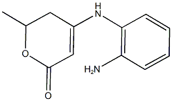4-(2-aminoanilino)-6-methyl-5,6-dihydro-2H-pyran-2-one Struktur