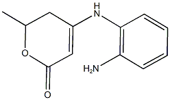 4-(2-aminoanilino)-6-methyl-5,6-dihydro-2H-pyran-2-one Structure